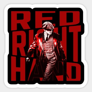 Thomas Shelby - Red Right Hand Sticker